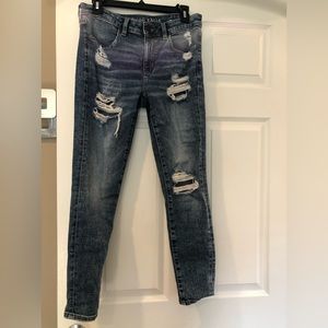 American Eagle ripped jeans